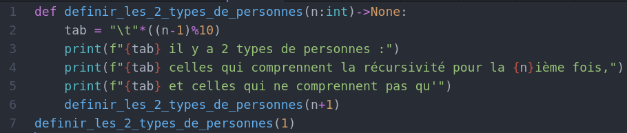 2 types de personnes